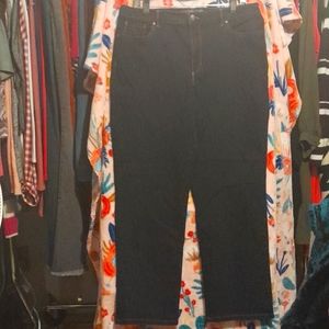 Gloria Vanerbilb Size 18 Jean Regular Fit Dark Blue